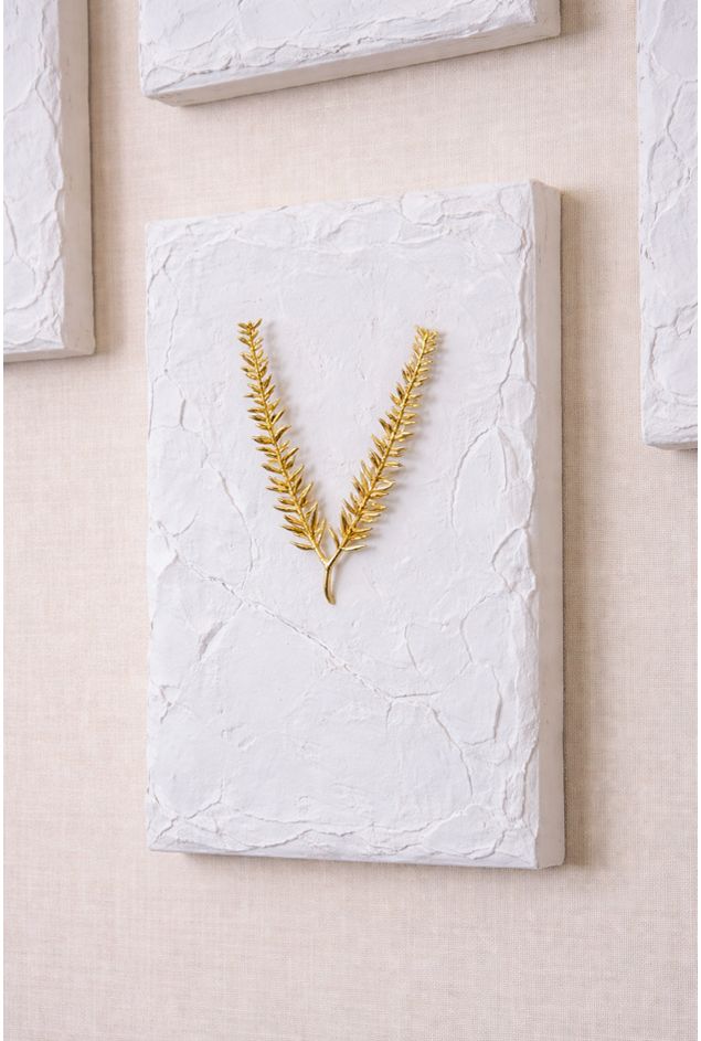 Quadro Textura Alecrim Ouro - Sui Objetos